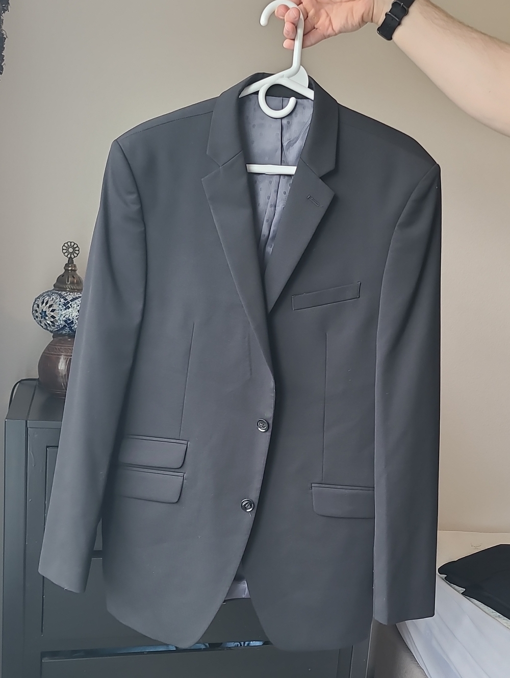 Perry Ellis Black Two-Piece Suit